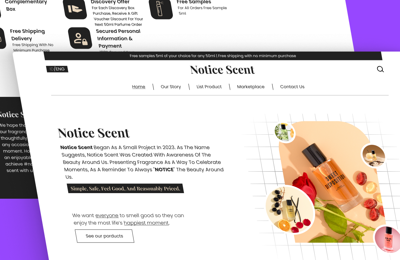 Website Notice Scent PerfumeImage